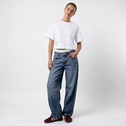 WOMEN’S BOXY FIT T-SHIRT — WHITE