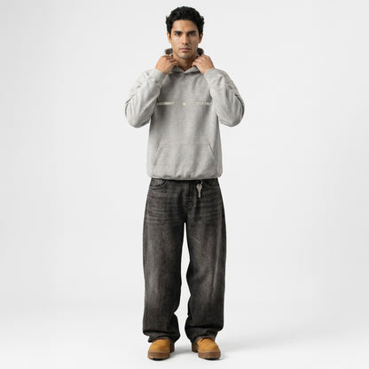 MEN’S PATCH HOODIE GRAY