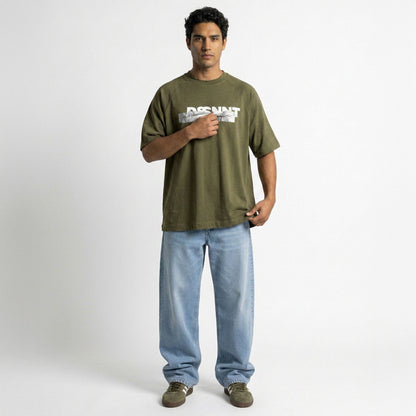 MEN’S TAPED T-SHIRT — GREEN