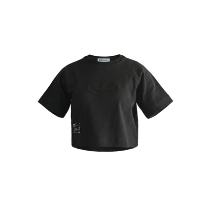 WOMEN’S BOXY FIT T-SHIRT — BLACK