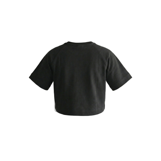 WOMEN’S BOXY FIT T-SHIRT — BLACK