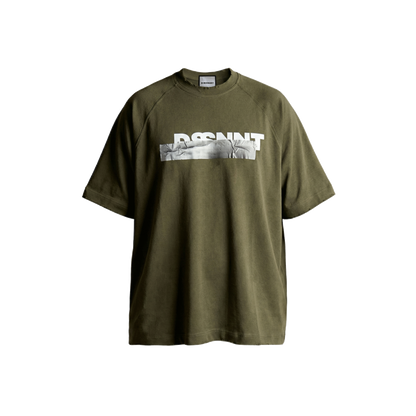 MEN’S TAPED T-SHIRT — GREEN