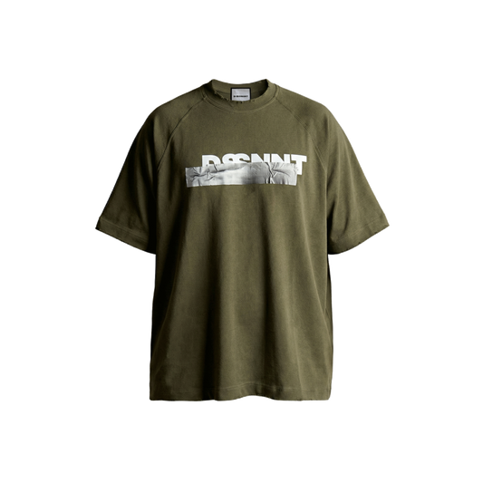 MEN’S TAPED T-SHIRT — GREEN