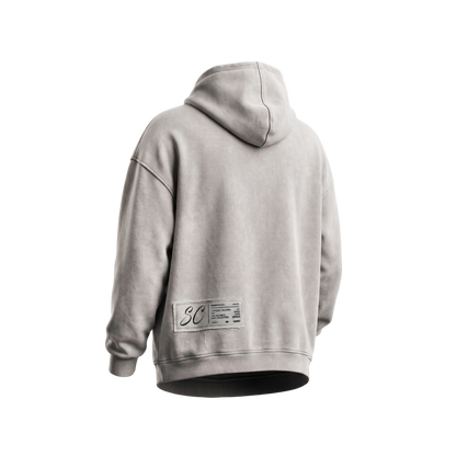 MEN’S PATCH HOODIE GRAY